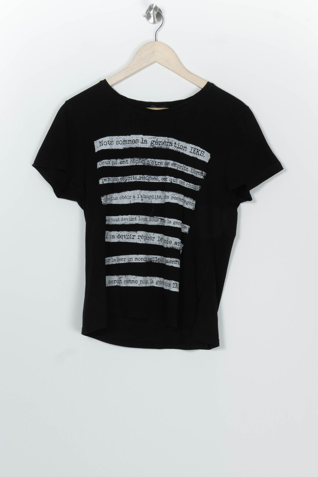 Tee-shirt Noir - Taille XL/42 de la marque IKKS | PARAD99940 - Vendu par Paradigme - Image 2