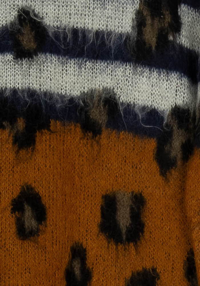 Pull Marron et Bleu - Taille S/36 de la marque Sandro | PARAD99970 - Vendu par Paradigme - Image 3