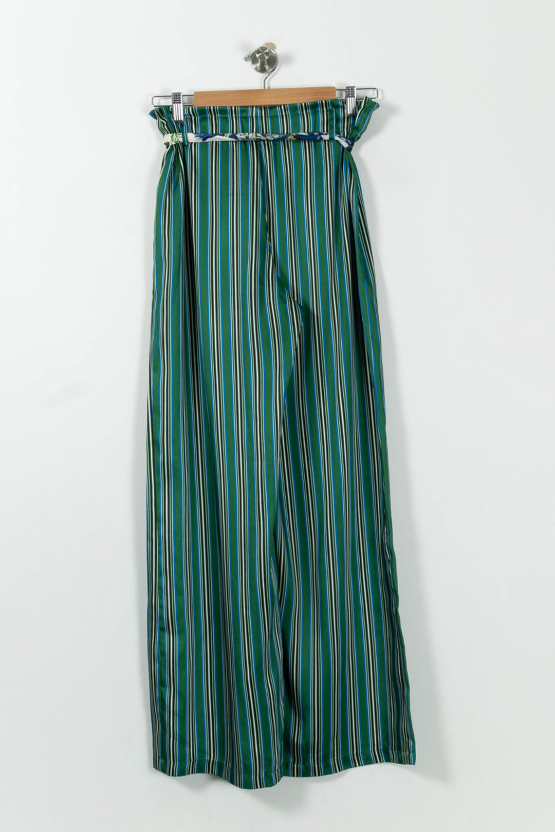Pantalon Large Vert et Bleu - Taille L/40 de la marque La Fée Maraboutée | PARADOA0081 - Vendu par Paradigme - Image 4