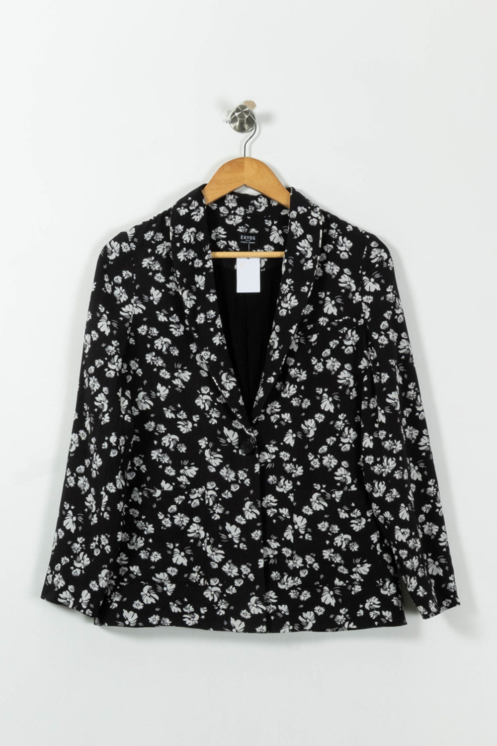 Blazer Noir et Blanc - Taille M/38 de la marque Ekyog | PARADR0002 - Vendu par Paradigme - Image 2