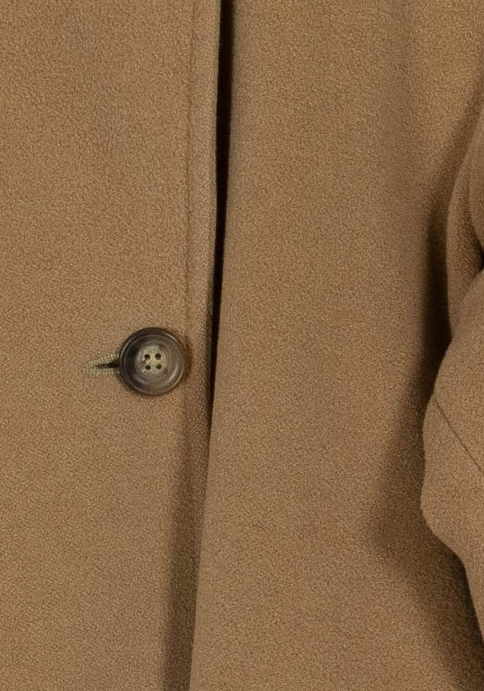 Caban Marron - Taille S/36 de la marque Weekend Max Mara | PL415 - Vendu par Paradigme - Image 3