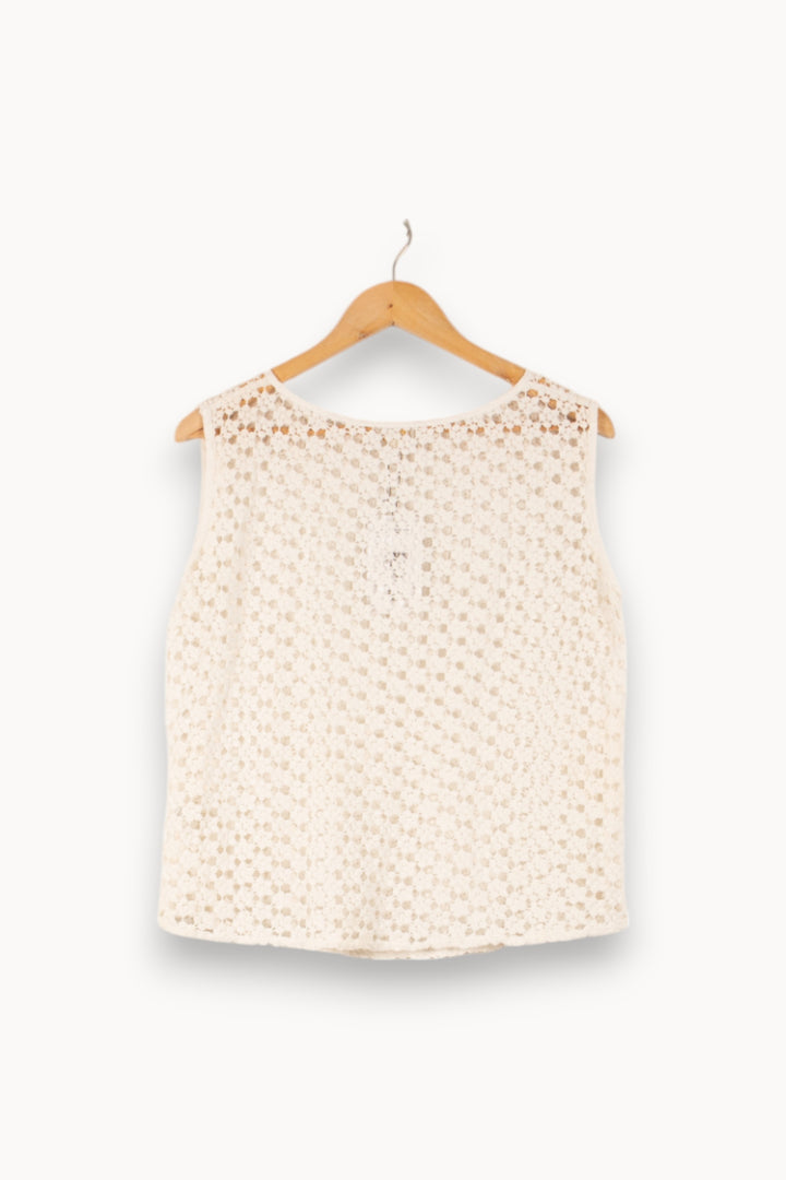 Débardeur Blanc - Taille M/38 de la marque Pablo | PLY0003 - Vendu par Paradigme - Image 4