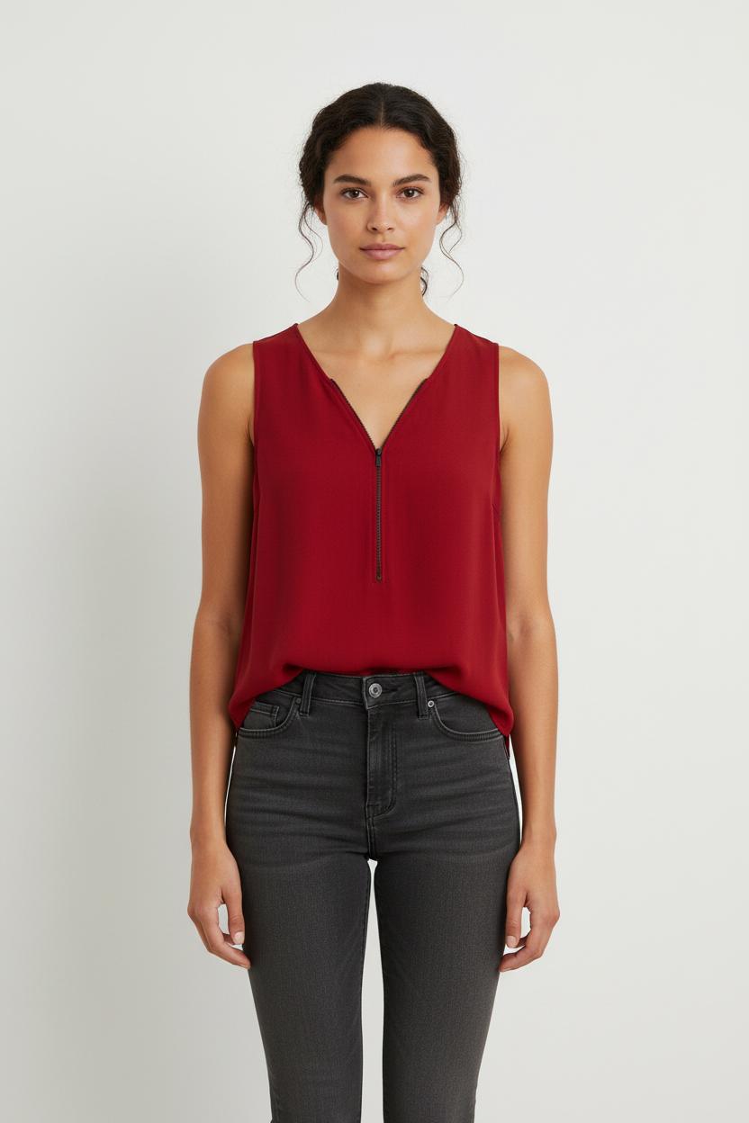Top Rouge - Taille S/36