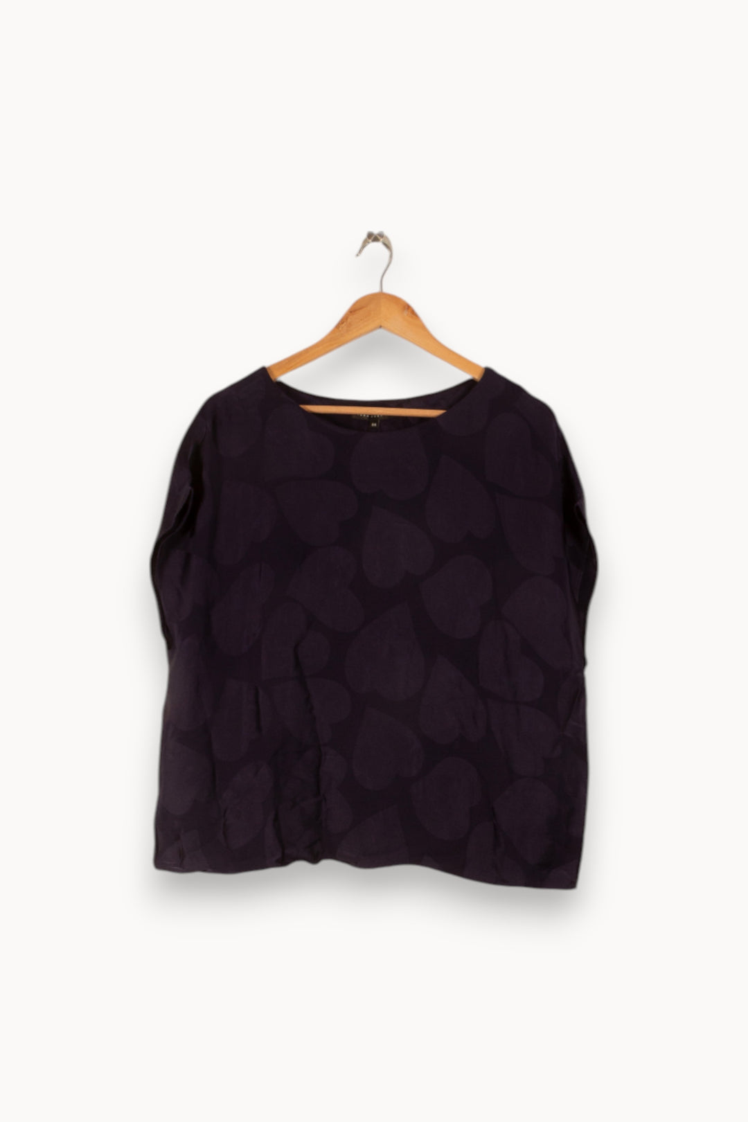 Blouse Bleue - Taille XXL/44 de la marque Tara Jarmon | PLY0050 - Vendu par Paradigme - Image 2