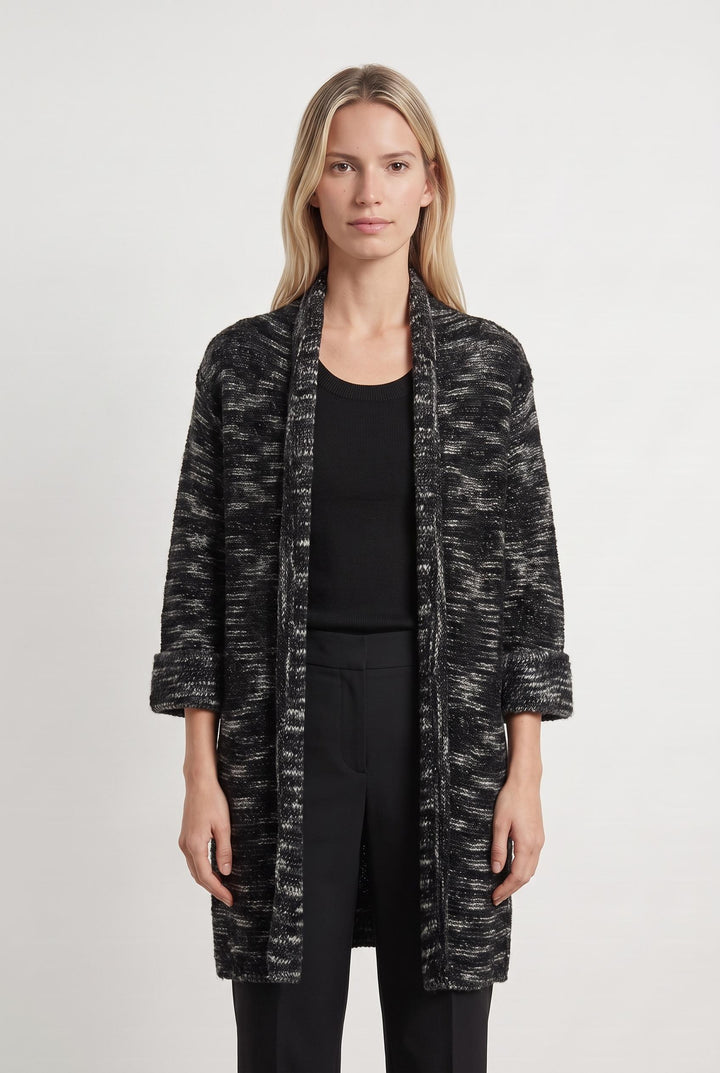 Cardigan Gris et Noir - Taille XS/34 de la marque Zadig&Voltaire | PLY0217 - Vendu par Paradigme - Image 1