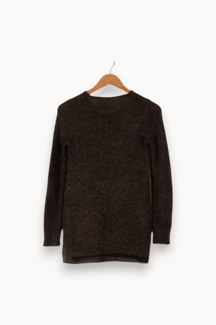 Pull Marron - Taille M/38 de la marque IKKS | PLY0239 - Vendu par Paradigme - Image 4