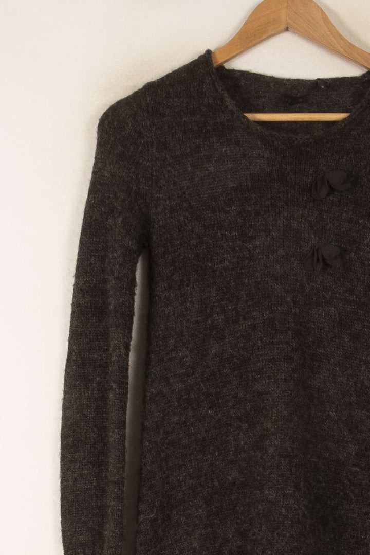 Pull Marron - Taille M/38 de la marque IKKS | PLY0239 - Vendu par Paradigme - Image 3