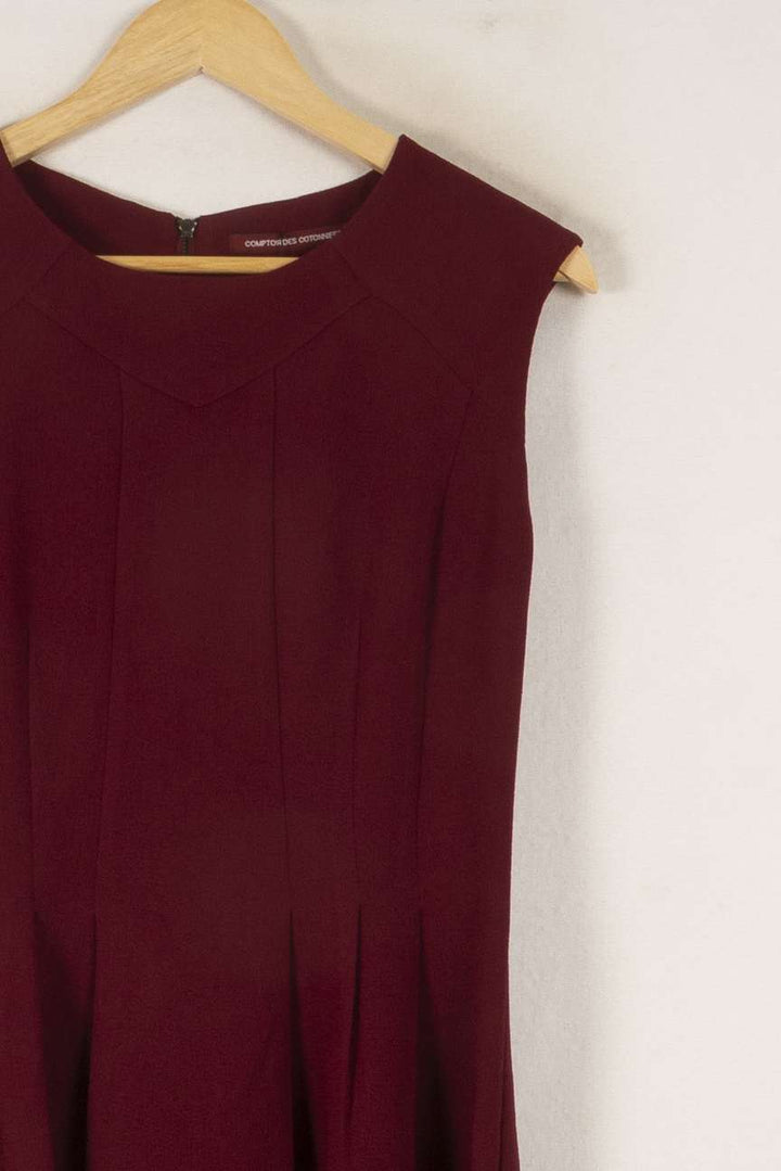Robe Courte Bordeaux - Taille XS/34 de la marque Comptoir des Cotonniers | PLY0247 - Vendu par Paradigme - Image 3