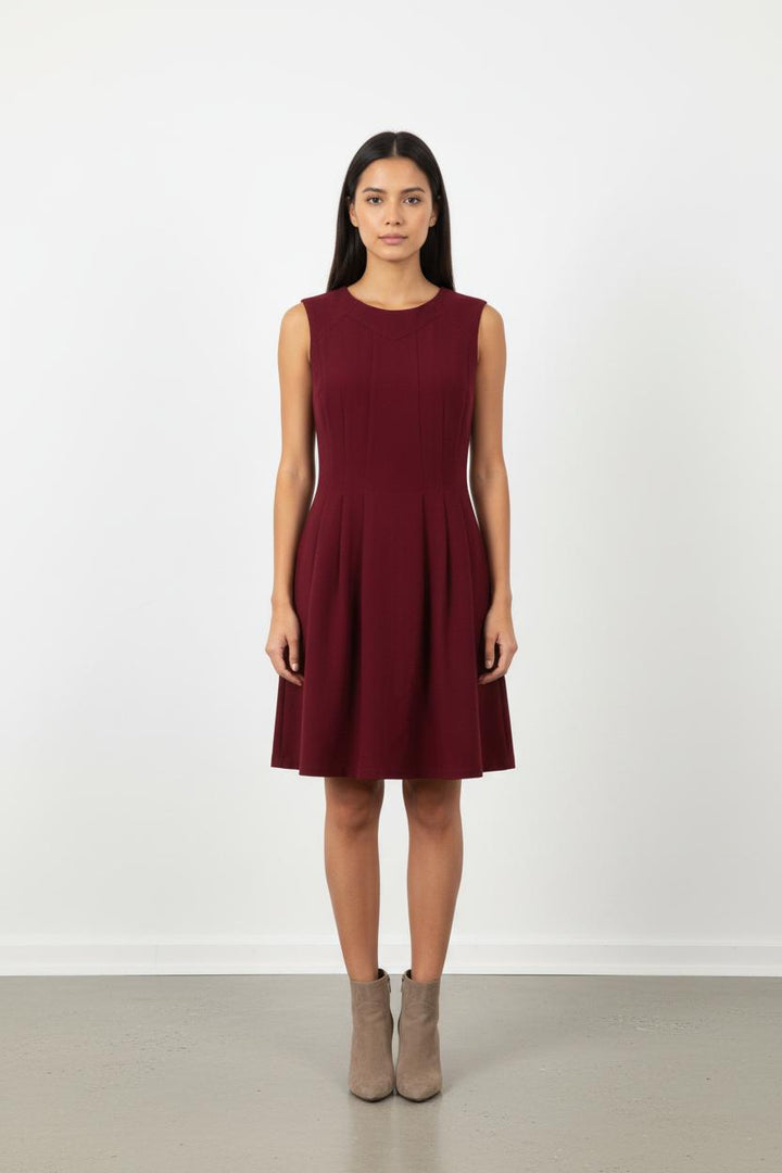Robe Courte Bordeaux - Taille XS/34