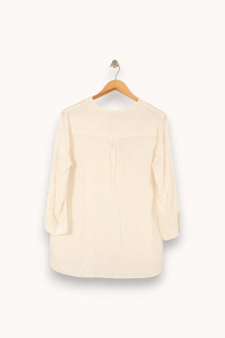 Blouse Blanche - Taille S/36 de la marque Gerard Darel | PLY0250 - Vendu par Paradigme - Image 4