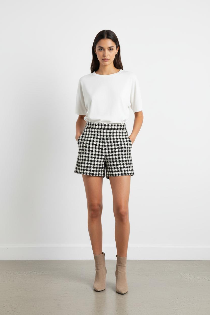 Short Noir et Blanc - Taille XS/34