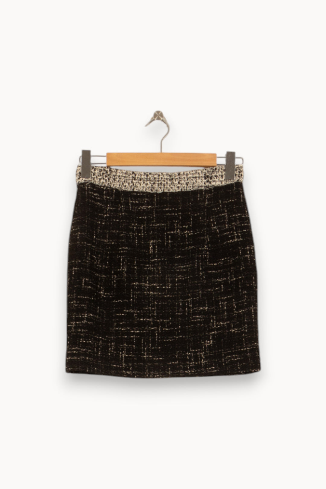 Jupe Courte Noire et Blanche - Taille S/36 de la marque IKKS | PLY0255 - Vendu par Paradigme - Image 4