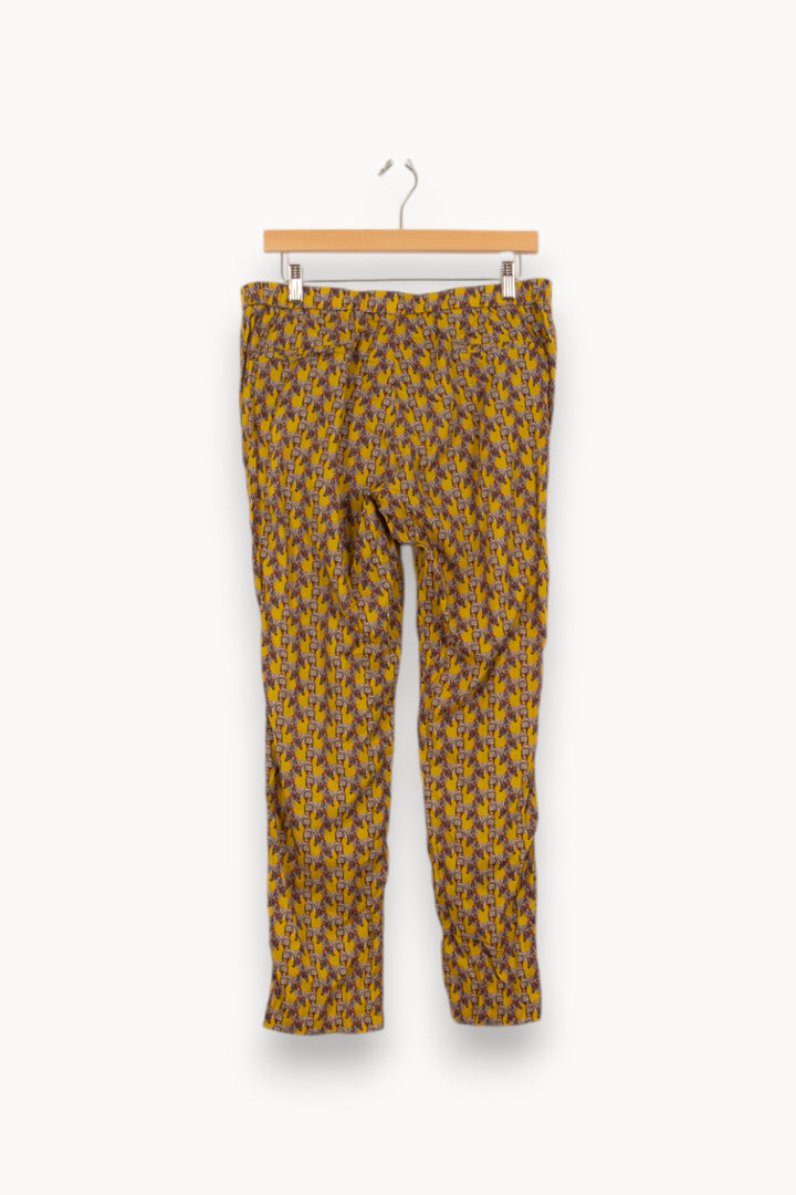 Pantalon Jaune et Violet - Taille L/40 de la marque Chloé Stora | PLY0258 - Vendu par Paradigme - Image 4