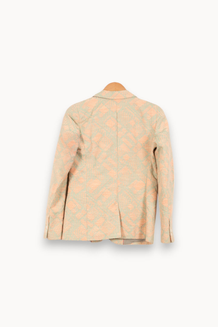 Veste Beige et Orange - Taille M/38 de la marque Chloé Stora | PLY0262 - Vendu par Paradigme - Image 4