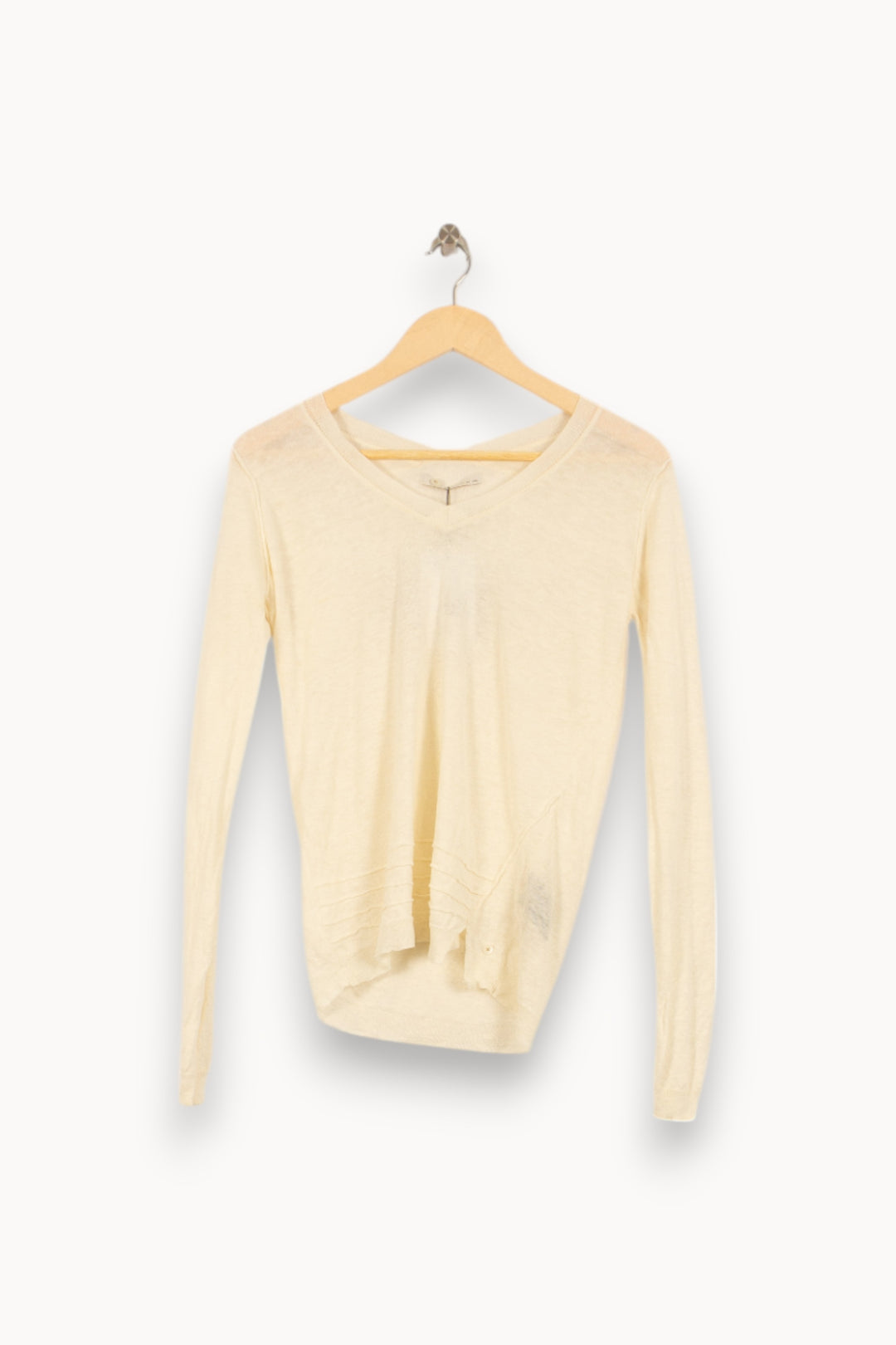 Pull Blanc - Taille S/36 de la marque IKKS | PLY0265 - Vendu par Paradigme - Image 2