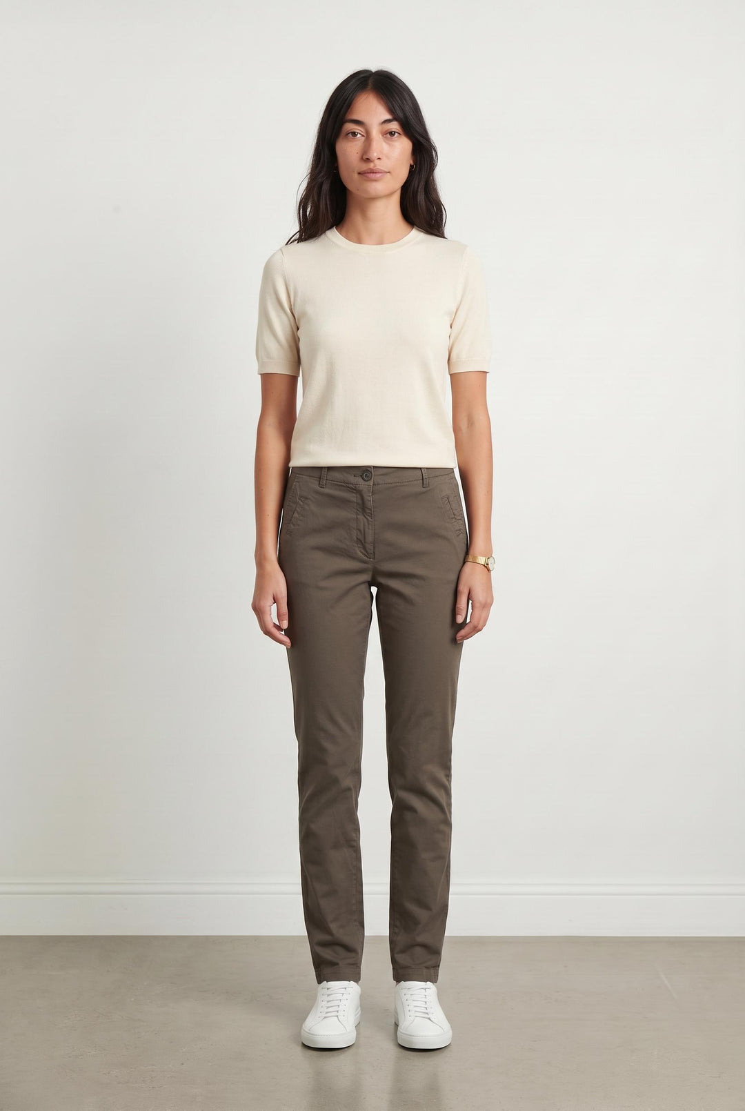 Pantalon Vert - Taille XS/34 de la marque Caroll | PLY0358 - Vendu par Paradigme - Image 1