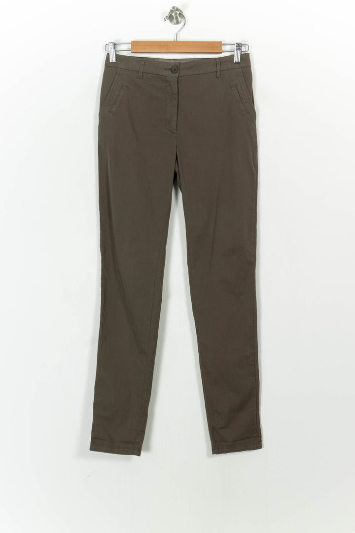 Pantalon Vert - Taille XS/34 de la marque Caroll | PLY0358 - Vendu par Paradigme - Image 2