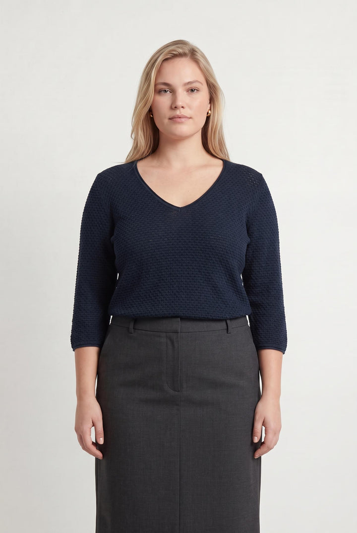 Pull Bleu - Taille XXL/44 de la marque Maison 123 | PLY0440 - Vendu par Paradigme - Image 1