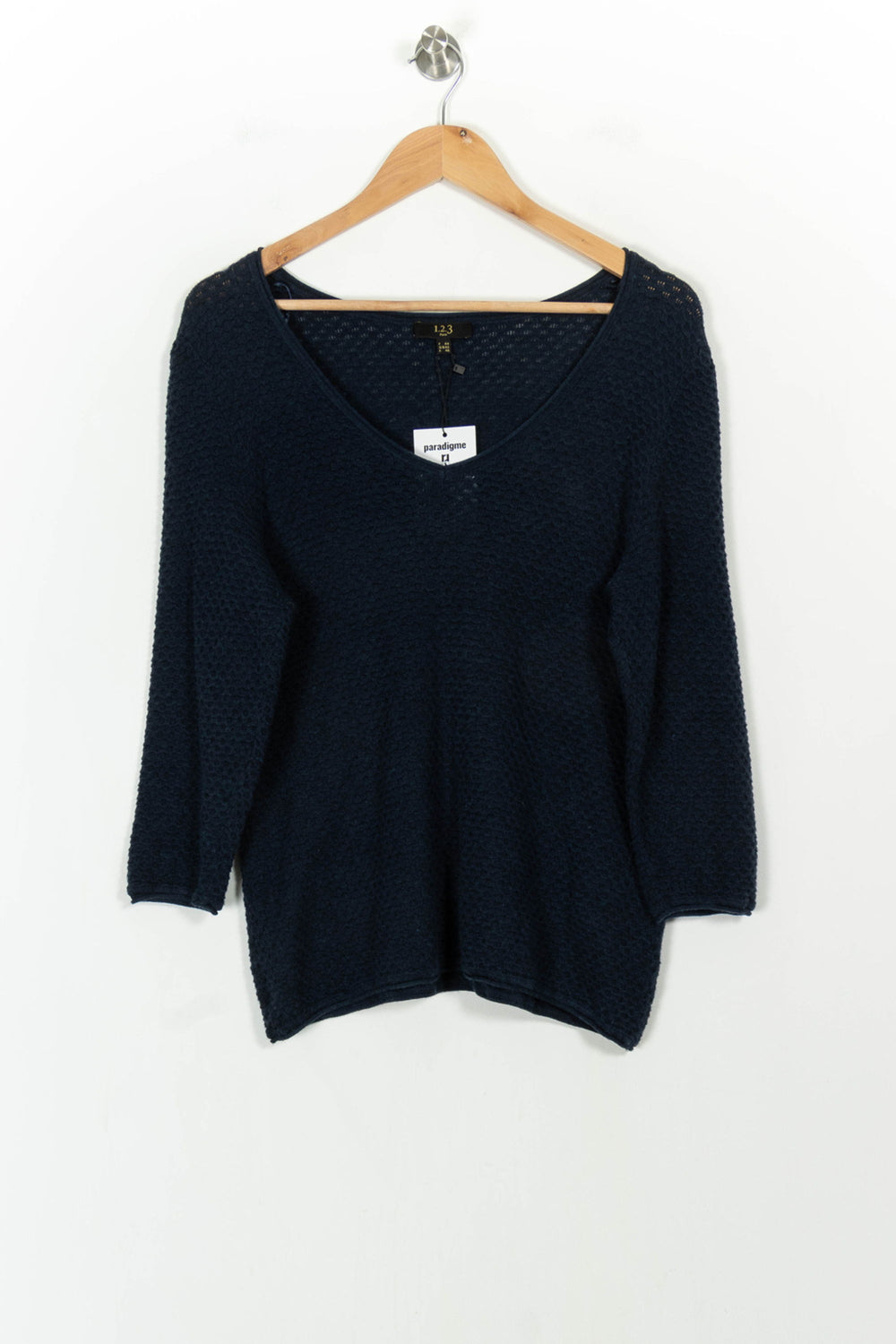 Pull Bleu - Taille XXL/44 de la marque Maison 123 | PLY0440 - Vendu par Paradigme - Image 2