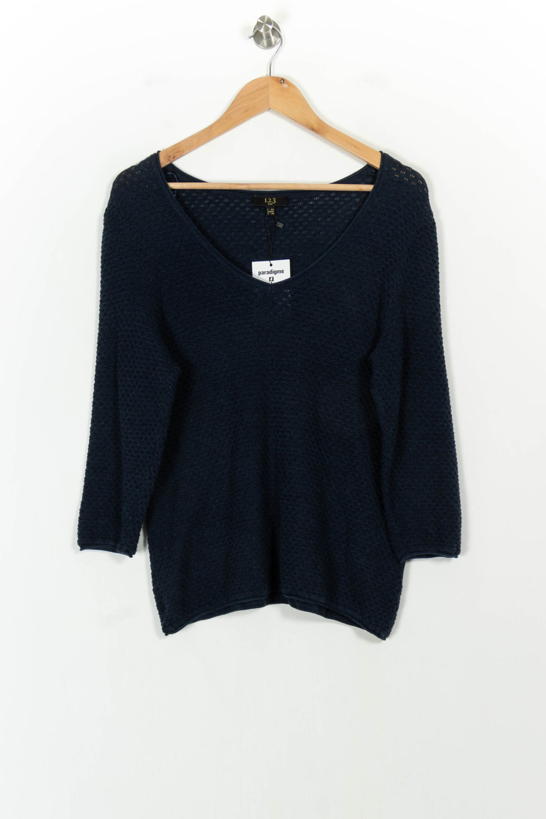 Pull Bleu - Taille XXL/44 de la marque Maison 123 | PLY0440 - Vendu par Paradigme - Image 2