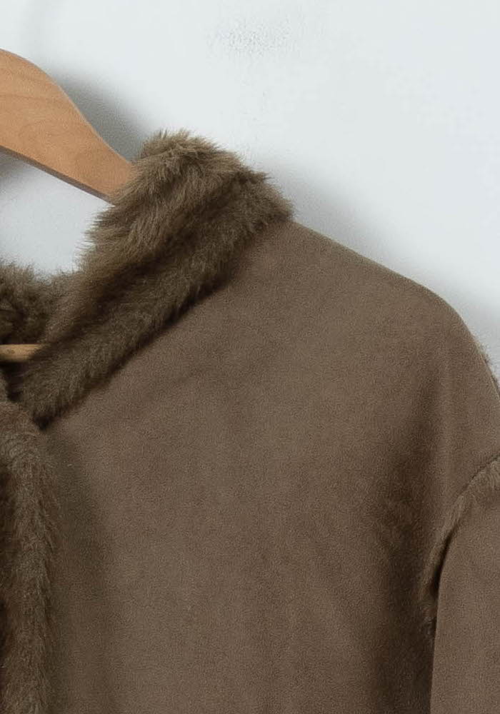 Manteau Marron - Taille L/40 de la marque Gerard Darel | PLY0555 - Vendu par Paradigme - Image 3
