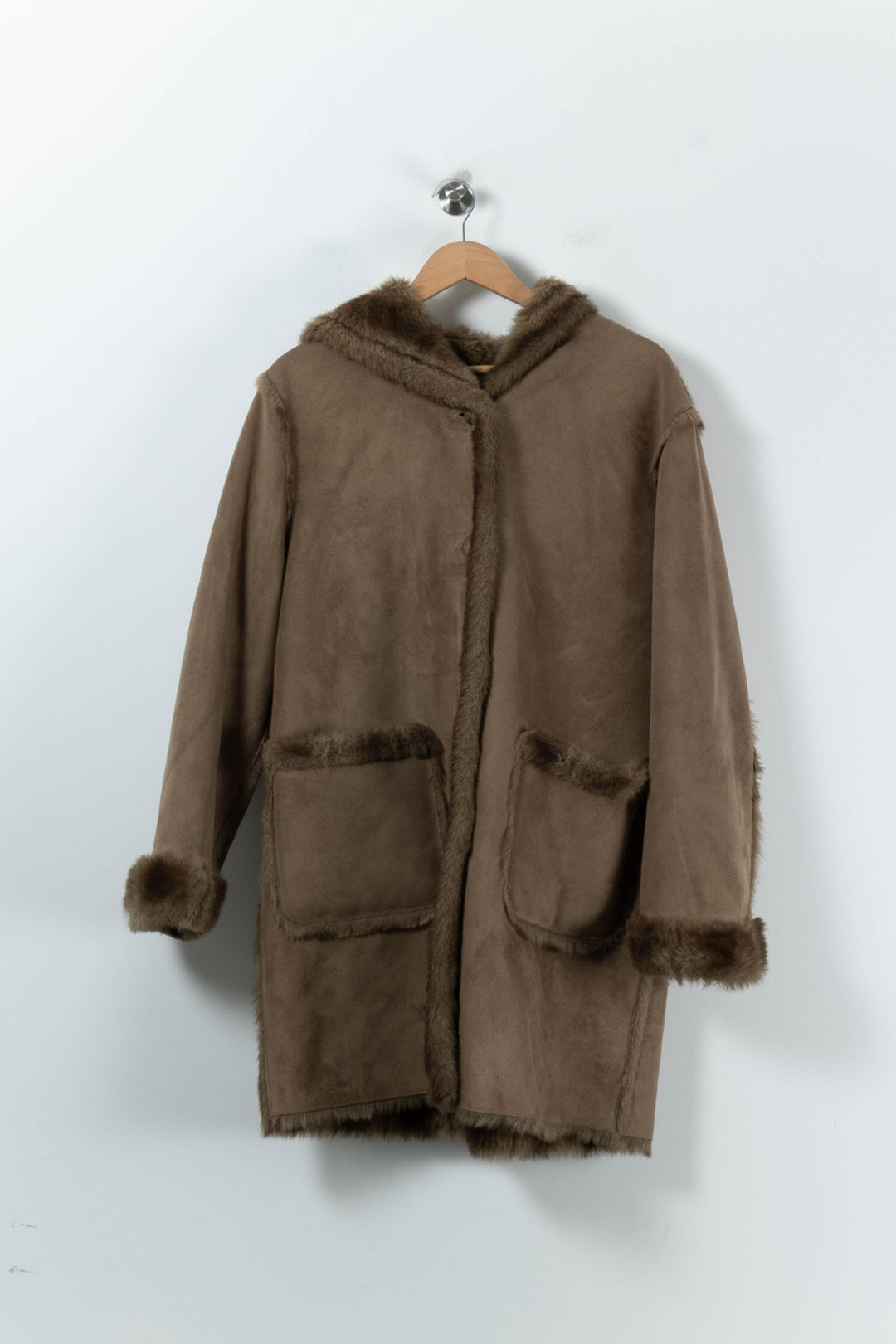 Manteau Marron - Taille L/40 de la marque Gerard Darel | PLY0555 - Vendu par Paradigme - Image 2