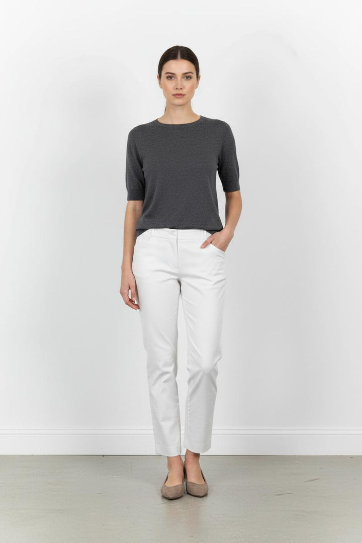 Pantalon Chino Blanc - Taille L/40 de la marque Maison 123 | PLY0579 - Vendu par Paradigme - Image 1