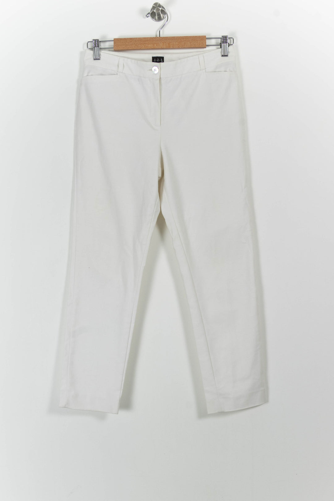 Pantalon Chino Blanc - Taille L/40 de la marque Maison 123 | PLY0579 - Vendu par Paradigme - Image 2