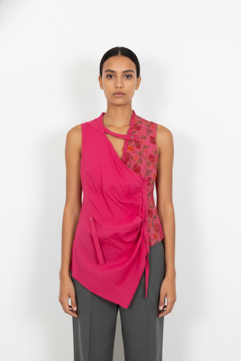Blouse Rose et Rouge - Taille M/38