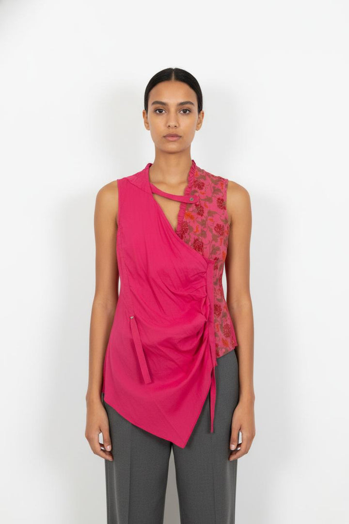 Blouse Rose et Rouge - Taille M/38