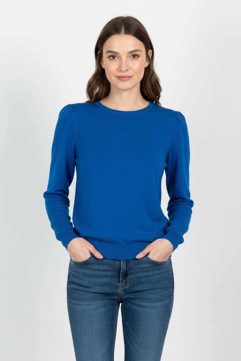 Pull Bleu - Taille M/38 de la marque Claudie Pierlot | PLY0581 - Vendu par Paradigme - Image 1