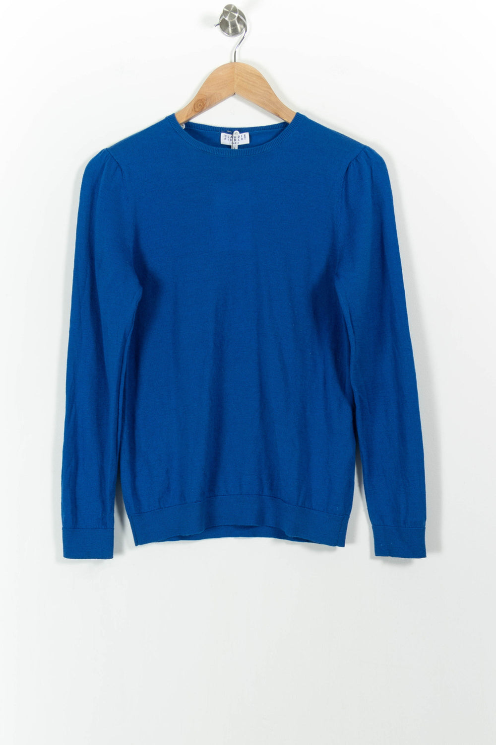 Pull Bleu - Taille M/38 de la marque Claudie Pierlot | PLY0581 - Vendu par Paradigme - Image 2