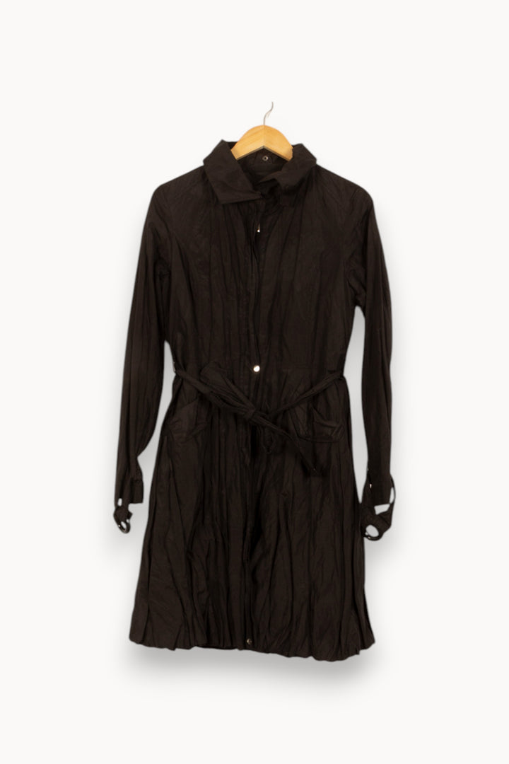 Trench Noir - Taille M/38 de la marque ZAPA | PLY0587 - Vendu par Paradigme - Image 2