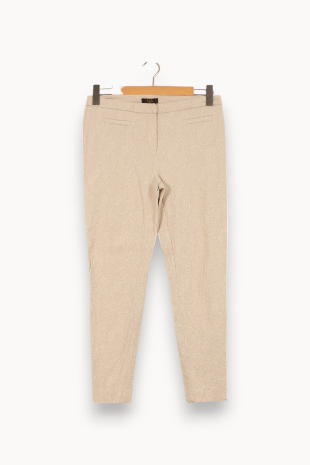 Pantalon Chino Beige - Taille M/38 de la marque Maison 123 | PLY0589 - Vendu par Paradigme - Image 2