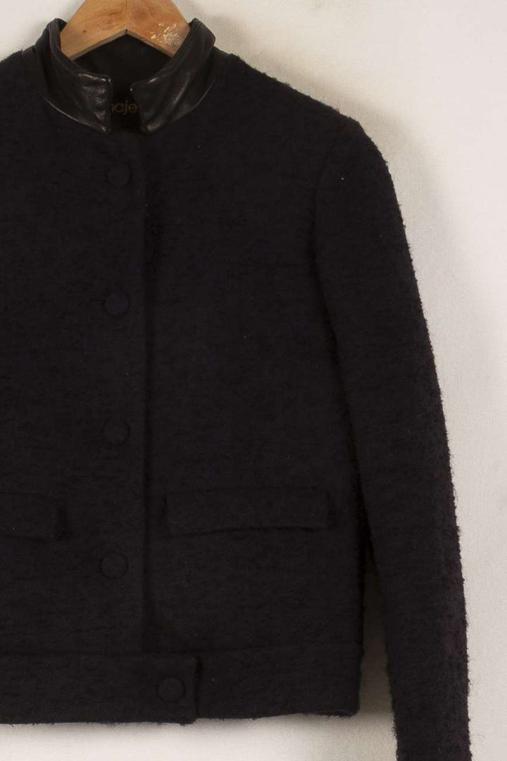 Veste Bleue - Taille S/36 de la marque Maje | PLY0608 - Vendu par Paradigme - Image 3