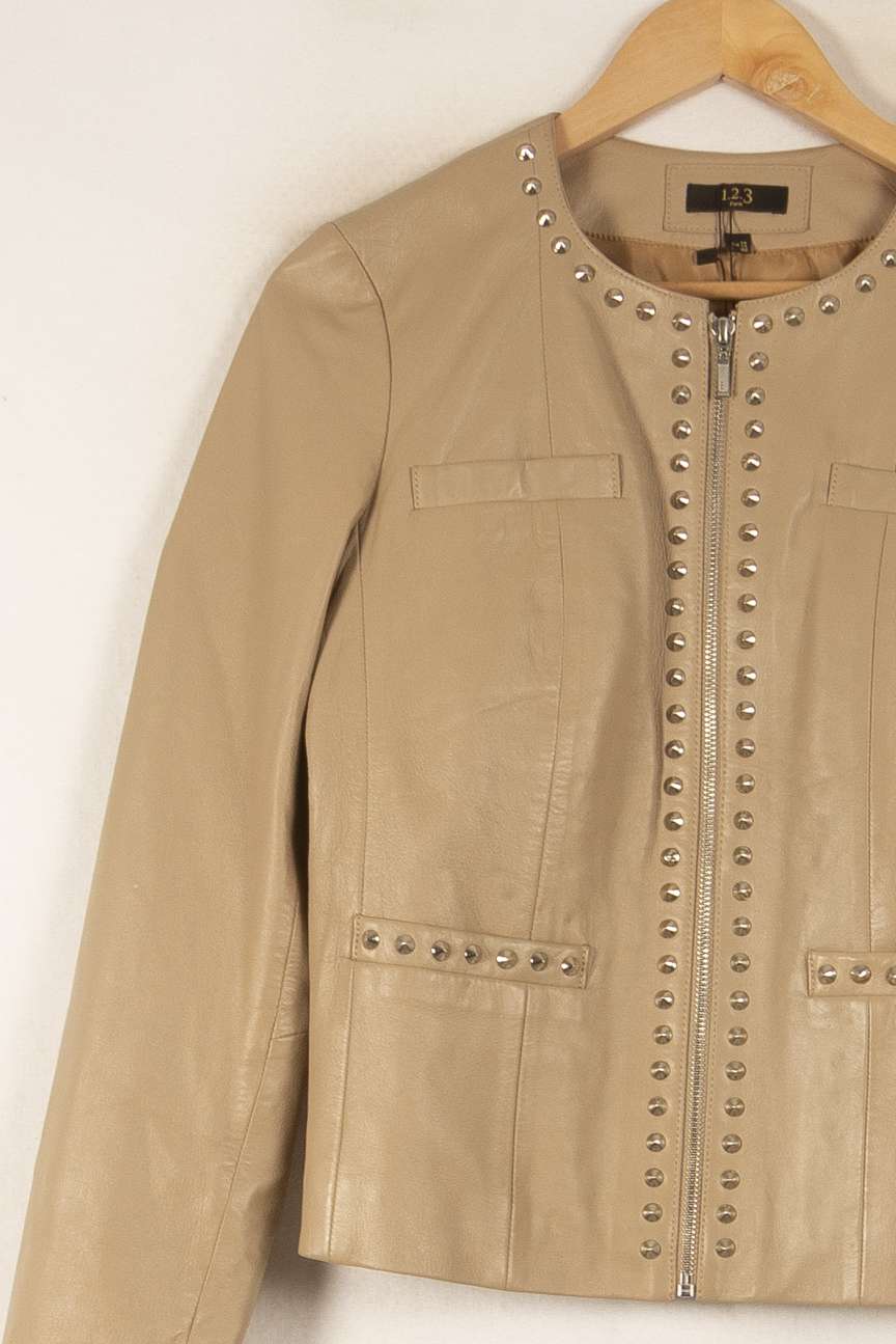 Veste Beige - Taille M/38 de la marque Parisienne et Alors | PLY0610 - Vendu par Paradigme - Image 3