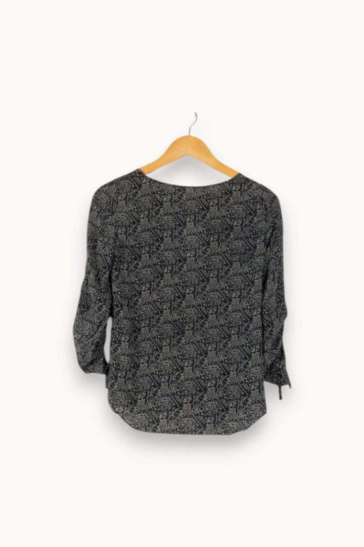 Blouse Bleue et Blanche - Taille XS/34 de la marque Comptoir des Cotonniers | PLY0619 - Vendu par Paradigme - Image 4