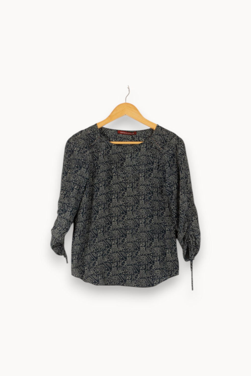 Blouse Bleue et Blanche - Taille XS/34 de la marque Comptoir des Cotonniers | PLY0619 - Vendu par Paradigme - Image 2