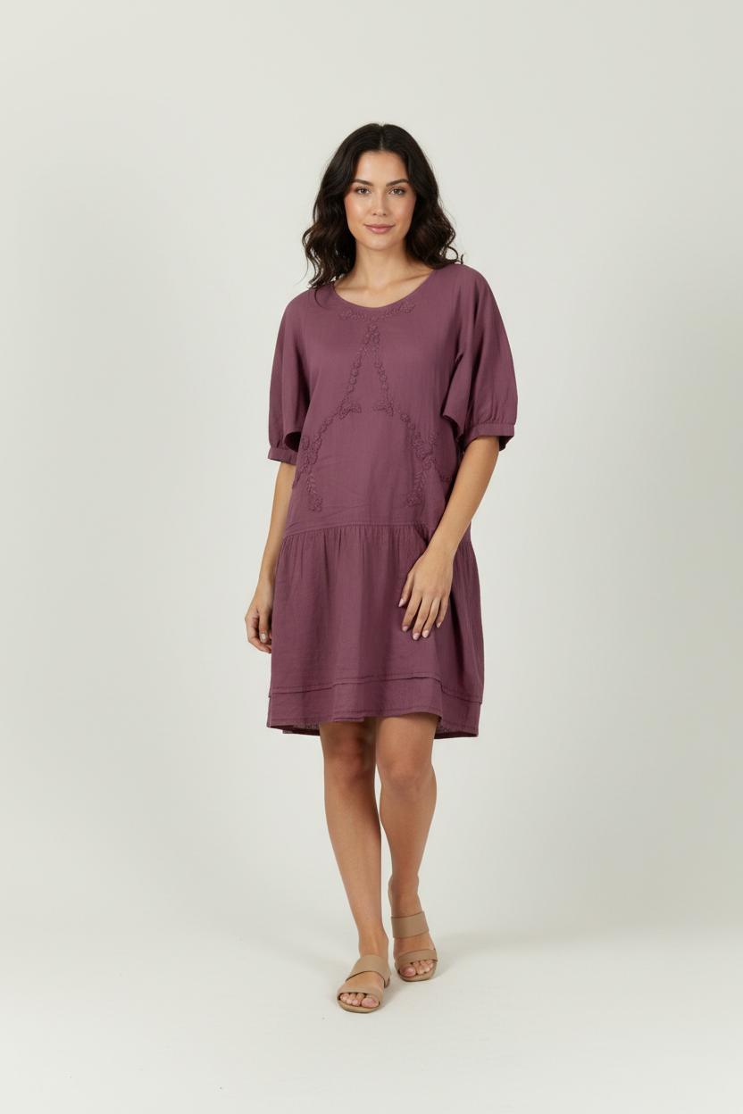 Robe Courte Bordeaux - Taille L/40 de la marque Comptoir des Cotonniers | PLY0704 - Vendu par Paradigme - Image 1
