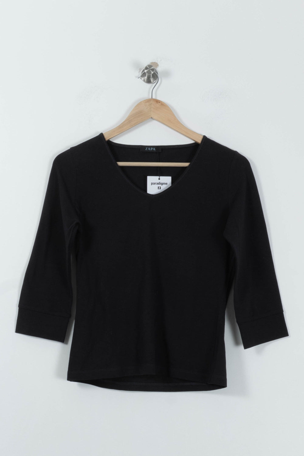 Pull Noir - Taille M/38 de la marque ZAPA | PLY0724 - Vendu par Paradigme - Image 2