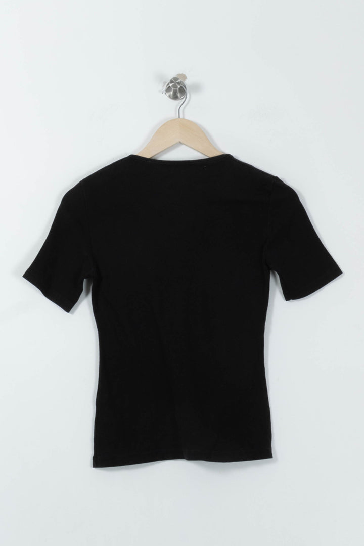 Tee-shirt Noir - Taille S/36 de la marque Gerard Darel | PLY0728 - Vendu par Paradigme - Image 4