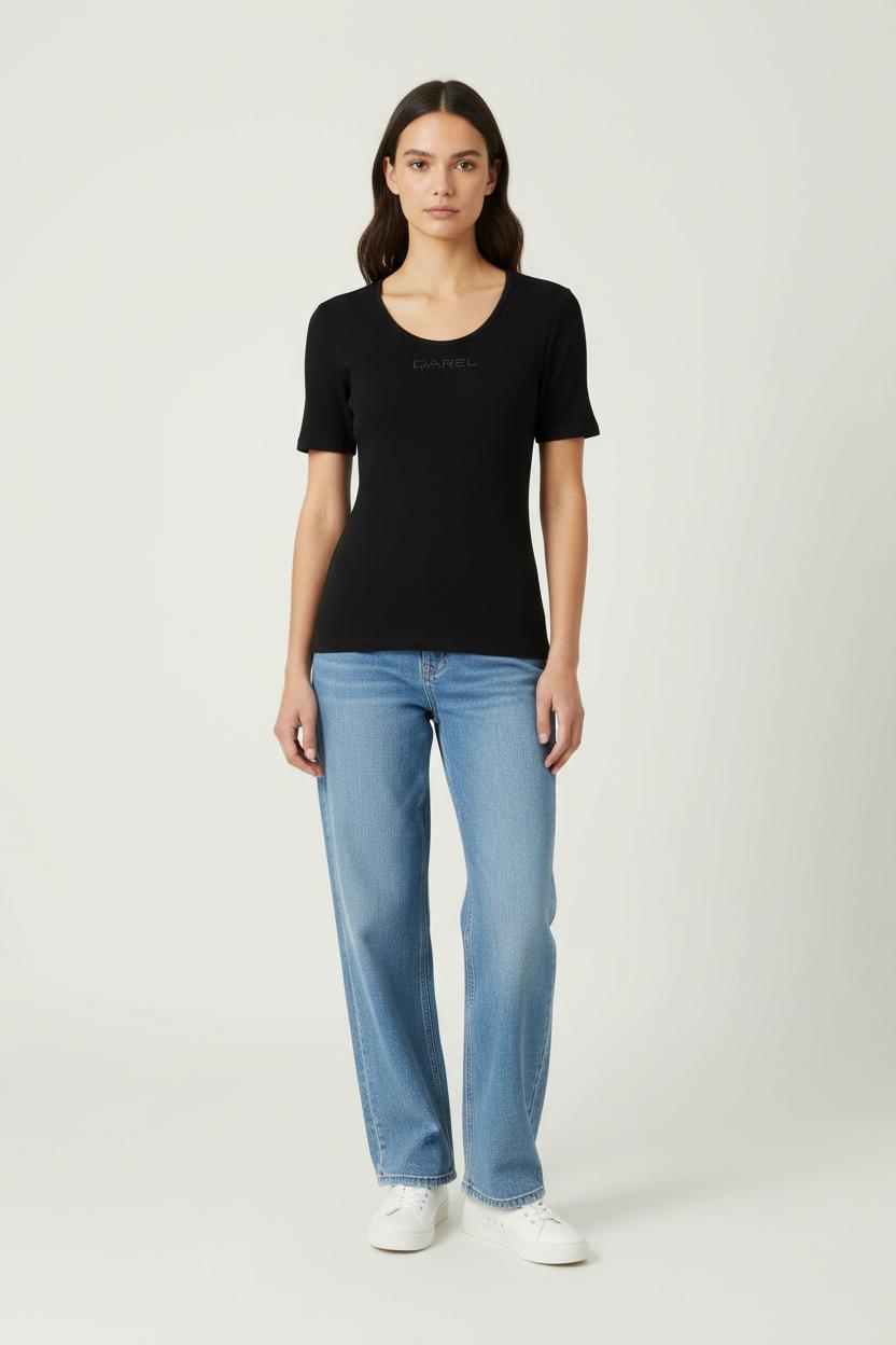 Tee-shirt Noir - Taille S/36 de la marque Gerard Darel | PLY0728 - Vendu par Paradigme - Image 1