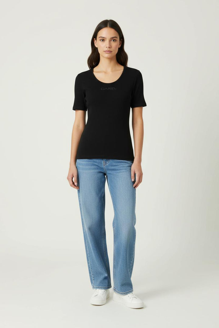 Tee-shirt Noir - Taille S/36 de la marque Gerard Darel | PLY0728 - Vendu par Paradigme - Image 1