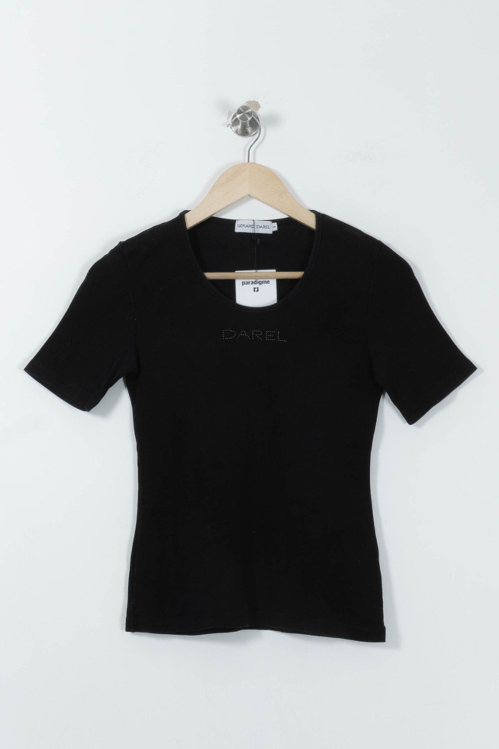 Tee-shirt Noir - Taille S/36 de la marque Gerard Darel | PLY0728 - Vendu par Paradigme - Image 2
