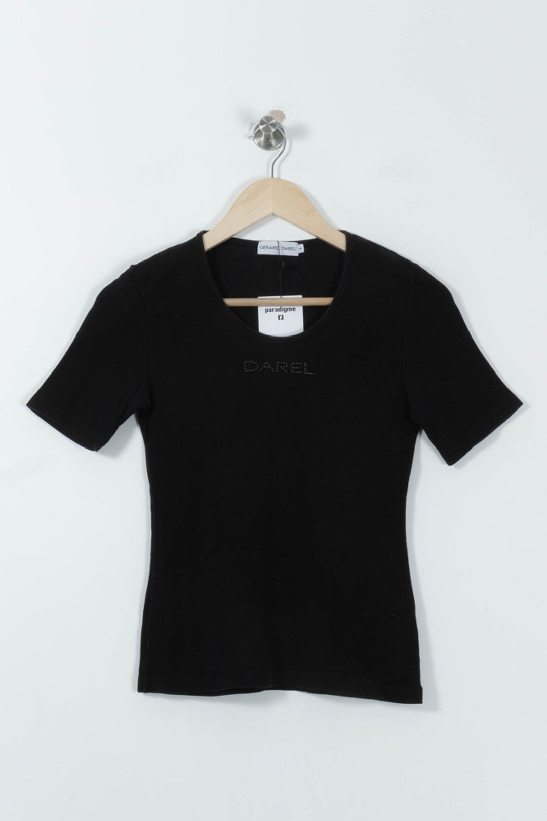 Tee-shirt Noir - Taille S/36 de la marque Gerard Darel | PLY0728 - Vendu par Paradigme - Image 2