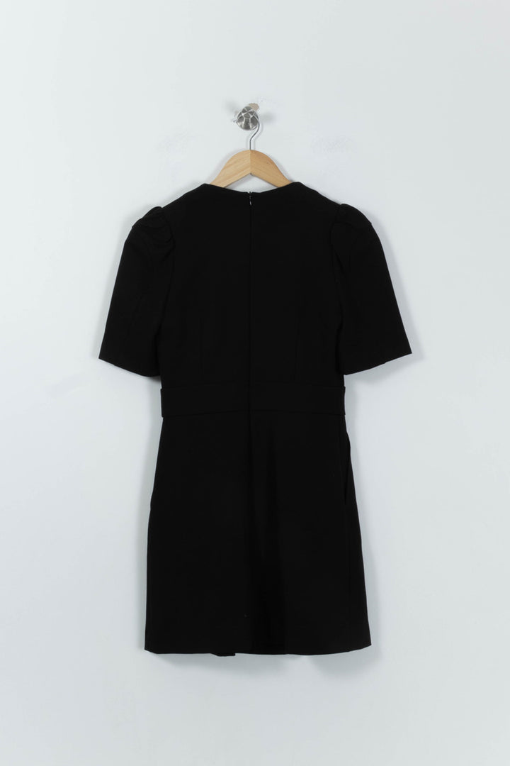 Robe Courte Noire - Taille S/36 de la marque Sandro | PLY0730 - Vendu par Paradigme - Image 4