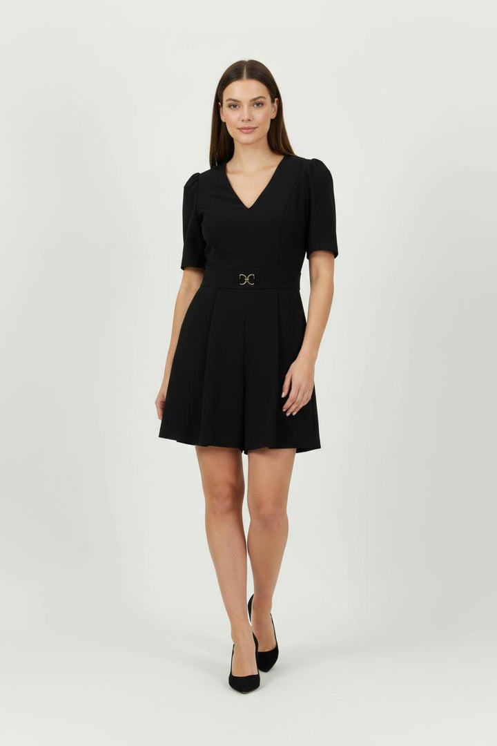 Robe Courte Noire - Taille S/36 de la marque Sandro | PLY0730 - Vendu par Paradigme - Image 1