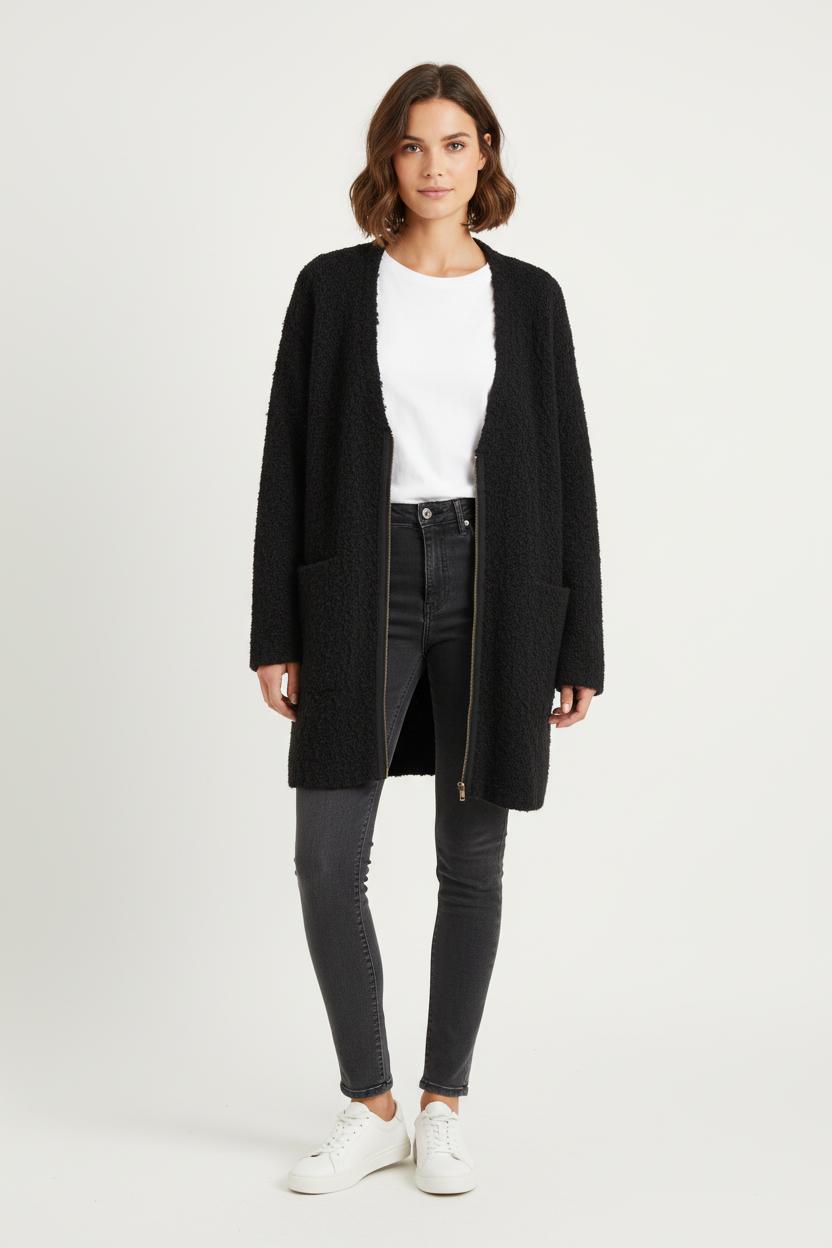 Manteau Noir - Taille M/38 de la marque Pablo | PLY0745 - Vendu par Paradigme - Image 1