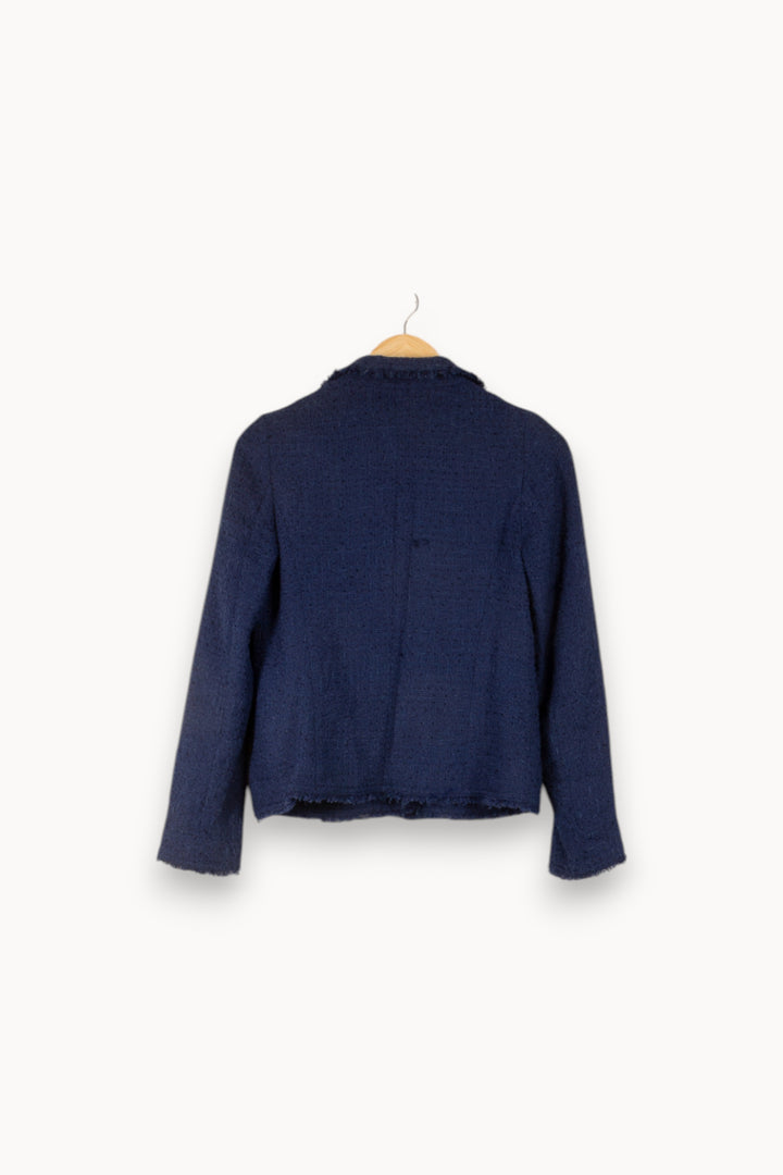 Veste Bleue - Taille S/36 de la marque Gerard Darel | PLY0751 - Vendu par Paradigme - Image 4