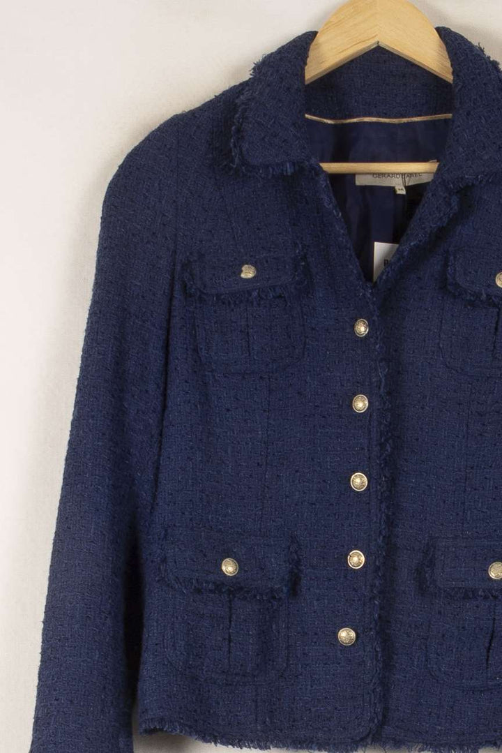 Veste Bleue - Taille S/36 de la marque Gerard Darel | PLY0751 - Vendu par Paradigme - Image 3